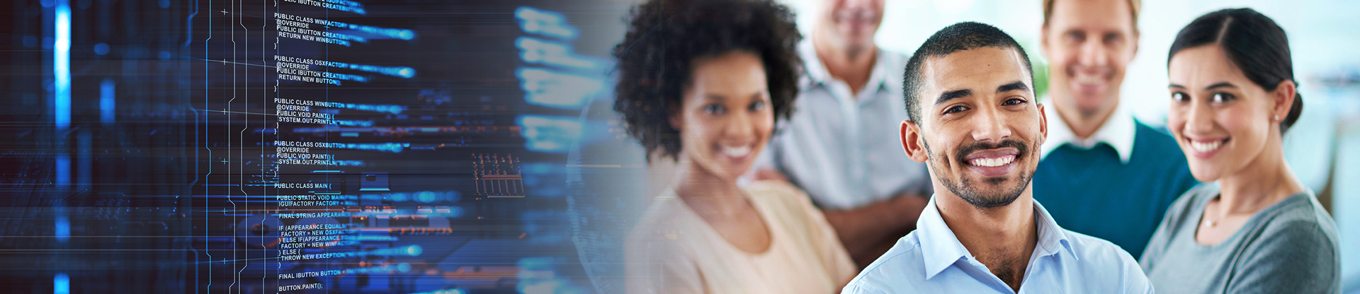 diverse group technicians